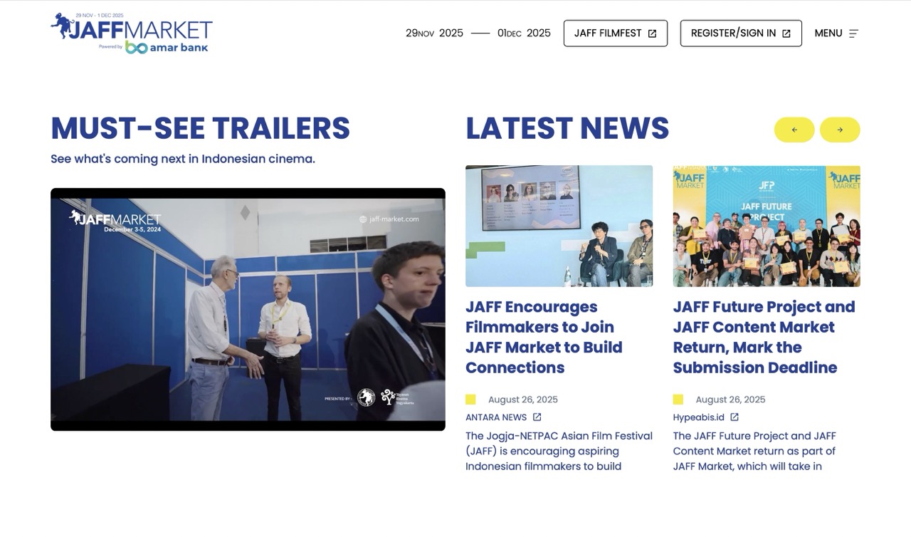 Trailer Main Page