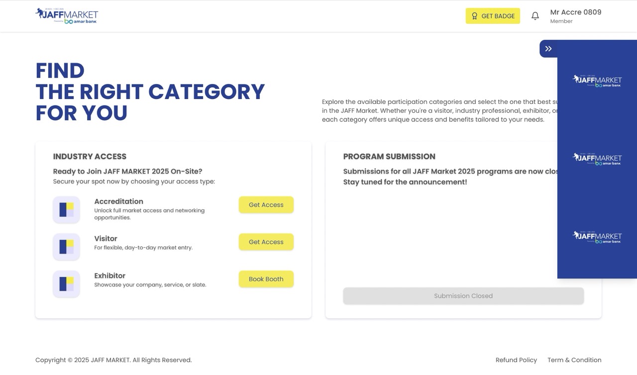 Member Dashboard